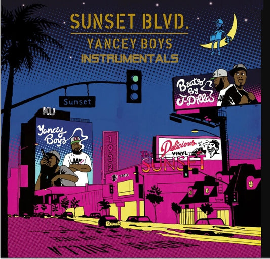 the album cover for Yancey Boys - Sunset Blvd