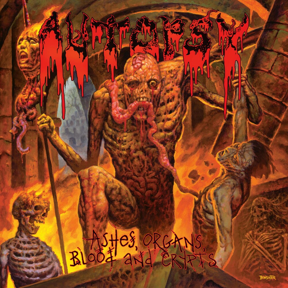the album cover for Autopsy - Ashes Organs Blood & Crypts