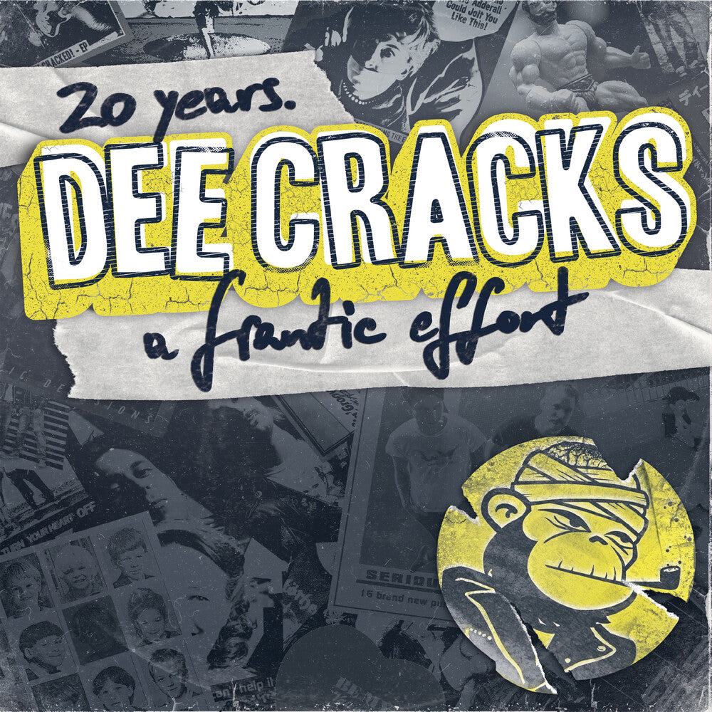 the album cover for DeeCracks - 20 Years. A Frantic Effort (10in) (Blk) [Colored Vinyl]