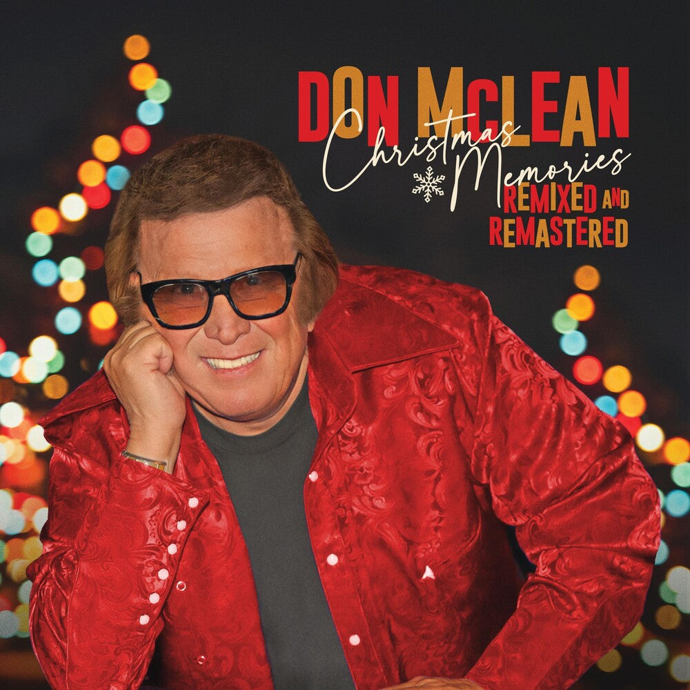 the album cover for Don Mclean - Christmas Memories (Blue) [Colored Vinyl] [Remastered] (Rmx)