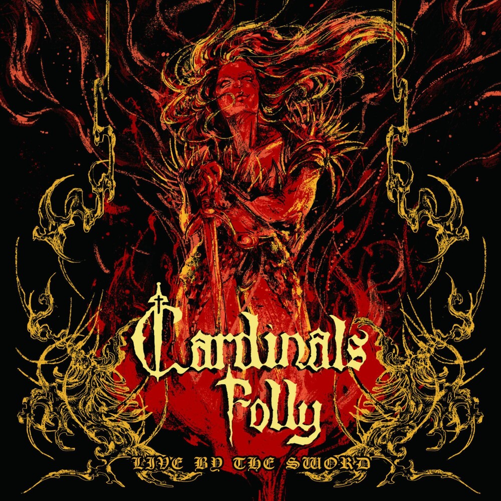 the album cover for Cardinals Folly - Live By The Sword [With Booklet] (Jewl)