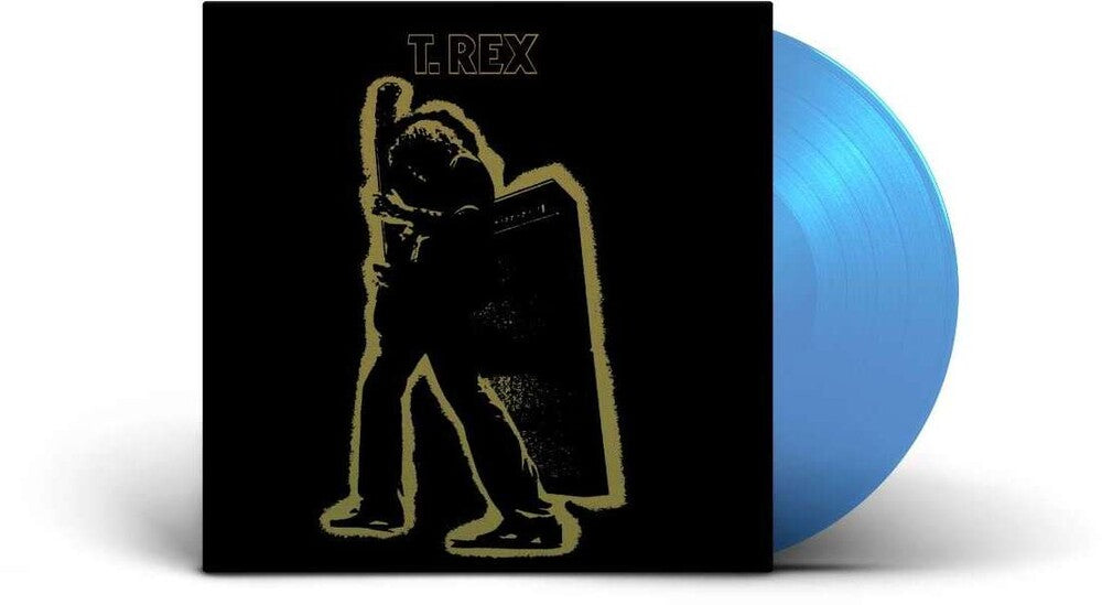 the album cover for T.Rex - Electric Warrior (Blue) [Colored Vinyl] [Limited Edition] (Ita)