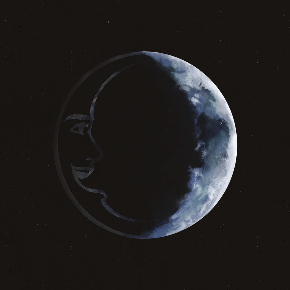 the album cover for Lunar Laugh - In The Black