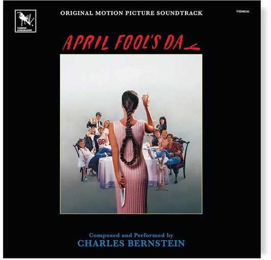 the album cover for Charles Bernstein - April Fools Day (OMPS) [Deluxe Edition 2LP]