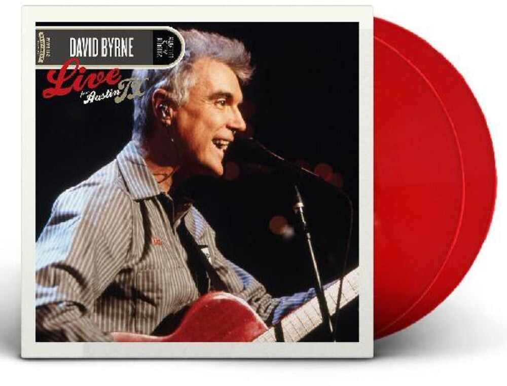 the album cover for David Byrne - Live From Austin Tx [Clear Vinyl] (Gate) [Limited Edition] (Spla)