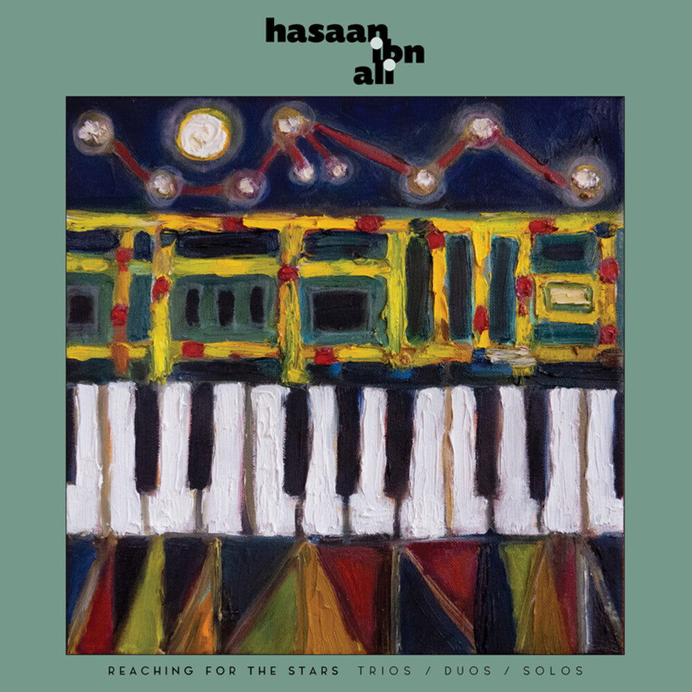 the album cover for Ibn Hasaan Ali - Reaching For The Stars: Trios / Duos / Solos