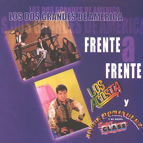 the album cover for Los Acosta/Dominguez - Frente a Frente