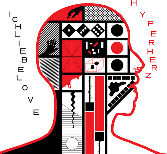 the album cover for Ichliebelove - Hyperherz [Limited Edition]