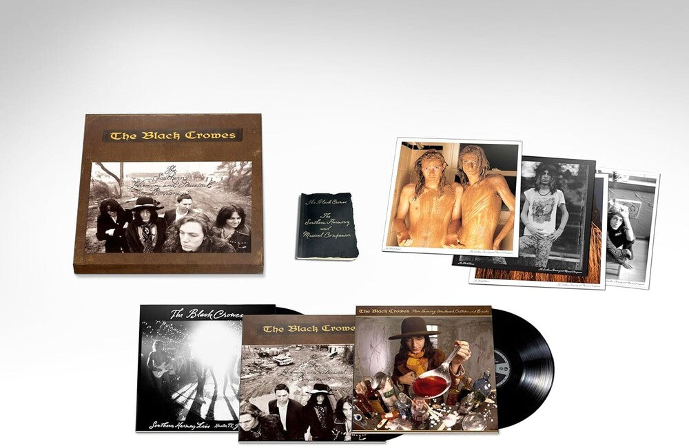 the album cover for The Black Crowes - The Southern Harmony and Musical Companion: Remastered [Super Deluxe Edition 4LP]