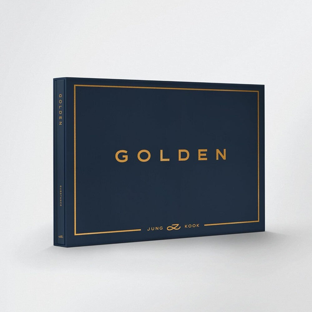 the album cover for Jung Kook (BTS) - GOLDEN [SUBSTANCE]