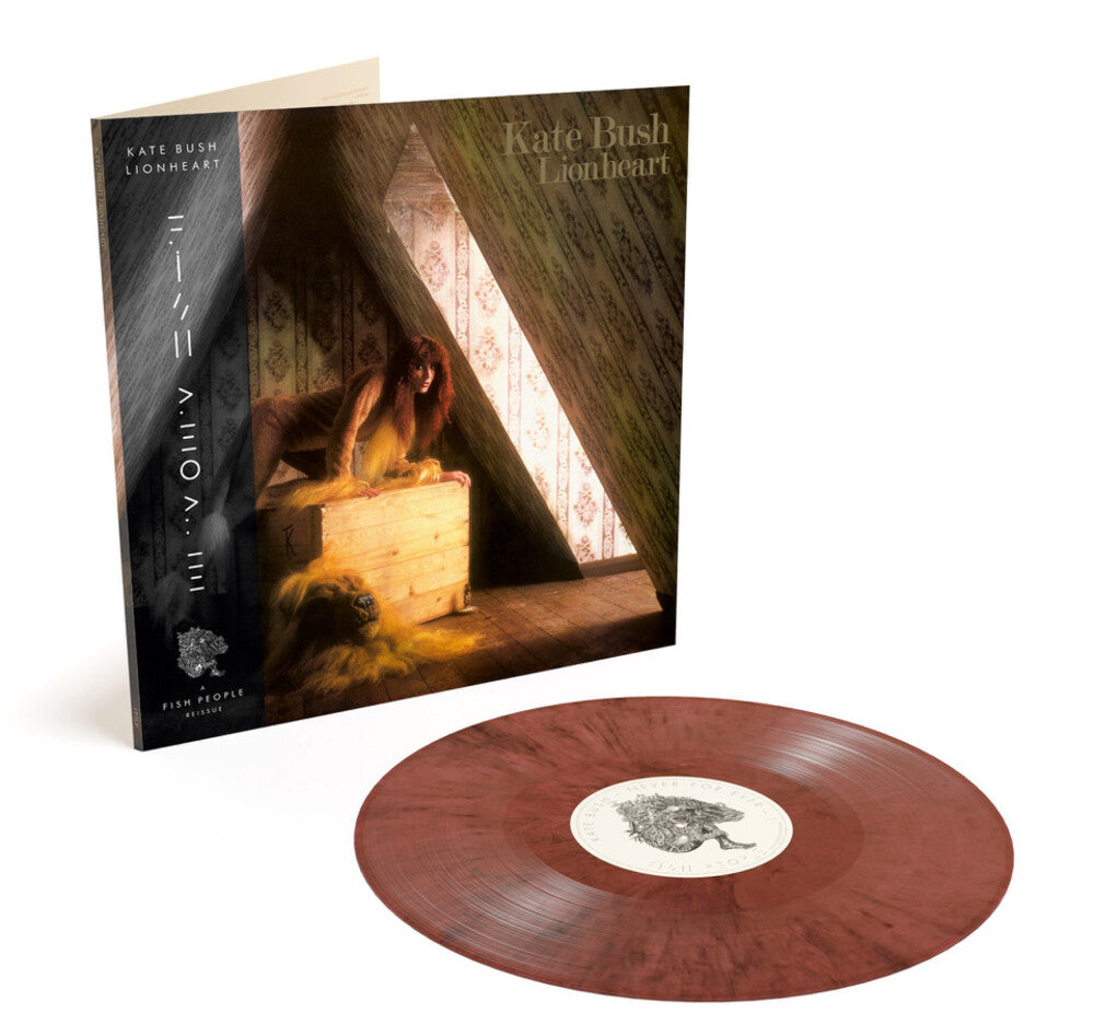 the album cover for Kate Bush - Lionheart: Remastered [Indie Exclusive Limited Edition Dirty Pink LP]