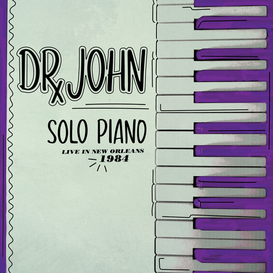 the album cover for Dr. John - Solo Piano Live In New Orleans 1984 [180 Gram] (Purp)