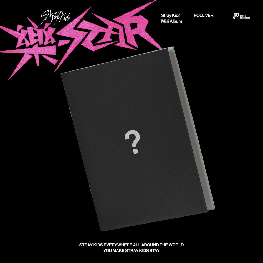 the album cover for Stray Kids - ROCK-STAR [ROLL VER.]