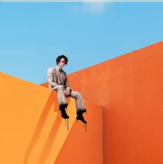 the album cover for I DONT KNOW HOW BUT THEY FOUND ME - GLOOM DIVISION [Indie Exclusive limited Edition Dreamsicle LP]