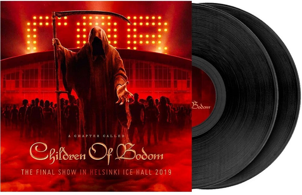 the album cover for Children Of Bodom - A Chapter Called Children of Bodom: Final Show in Helsinki Ice Hall 2019 [2LP]