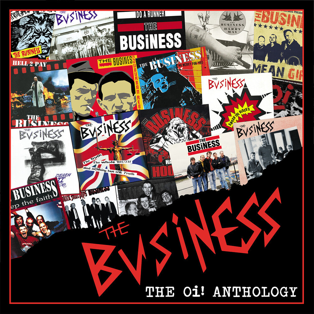 the album cover for Business - Oi Anthology (Uk)
