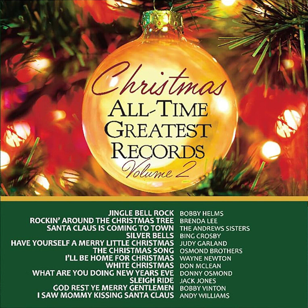 the album cover for Christmas All-Time Greatest Records, Vol. 2 / Var - Christmas All-Time Greatest Records, Vol. 2 / Var