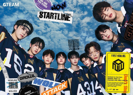 the album cover for &TEAM - First Howling : NOW [Limited Edition B] [CD+Book]