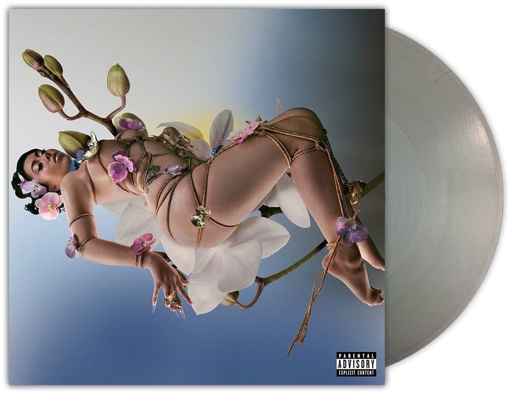 the album cover for Kali Uchis - Orquídeas [Indie Exclusive Limited Edition Alternative Cover Silver Metallic LP]