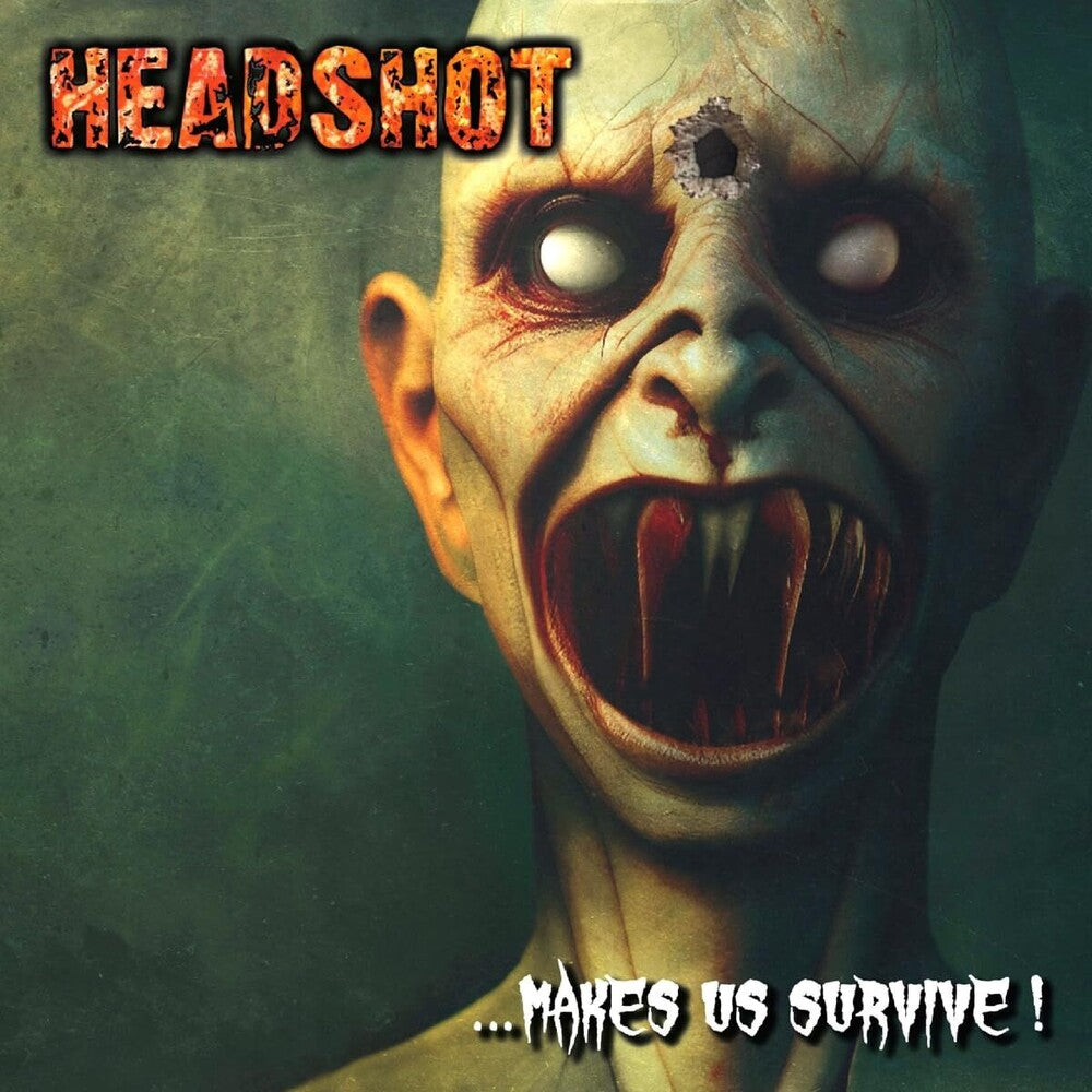 the album cover for Headshot - Makes Us Survive
