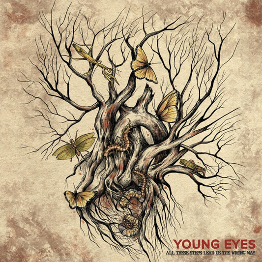 the album cover for Young Eyes - All These Steps Lead Us The Wrong Way