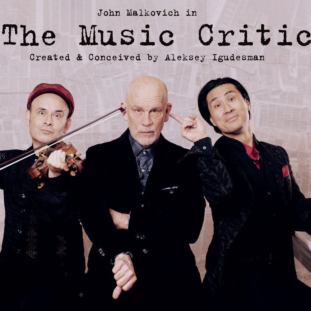 the album cover for John Malkovich - Music Critic [Digipak]