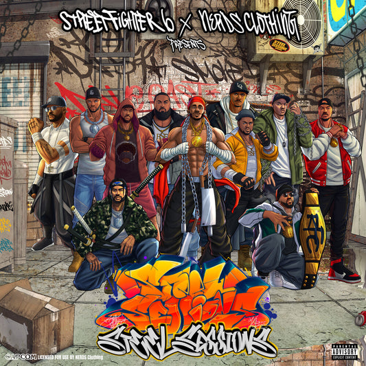 the album cover for Steel Sessions - Street Fighter 6 X Nerds Clothing (Mod)