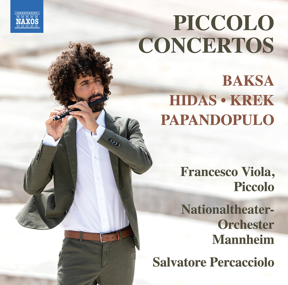 the album cover for Baksa / Papandopulo / Percacciolo - Piccolo Concertos