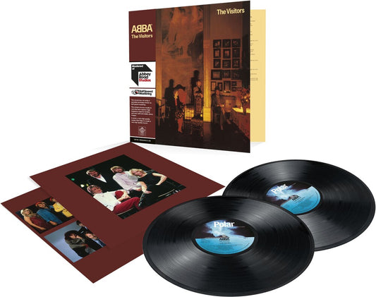 the album cover for ABBA - The Visitors [Half-Speed 2 LP]