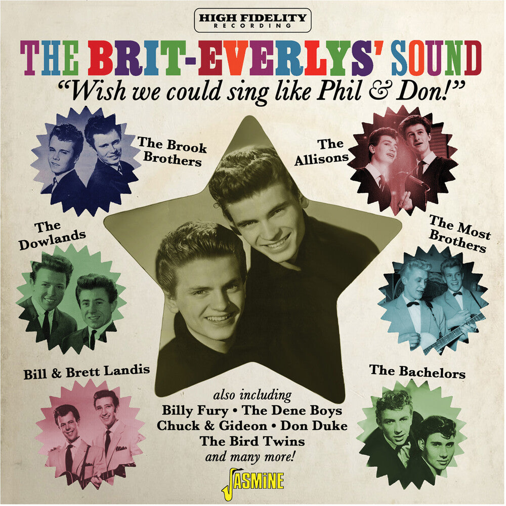 the album cover for Brit-Everlys' Sound - We Wish We Could Sing / Var - Brit-Everlys' Sound - We Wish We Could Sing / Var