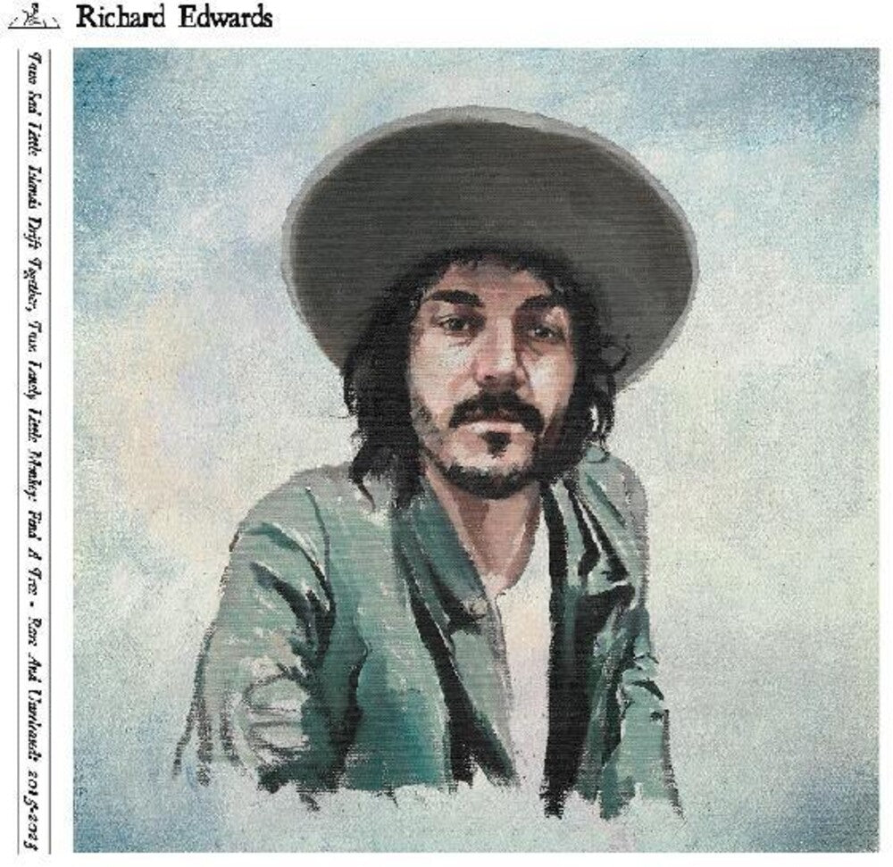 the album cover for Richard Edwards - Two Sad Little Islands Drift Together Two Lovely