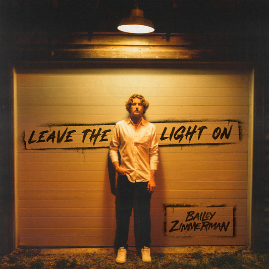 the album cover for Bailey Zimmerman - Leave The Light On