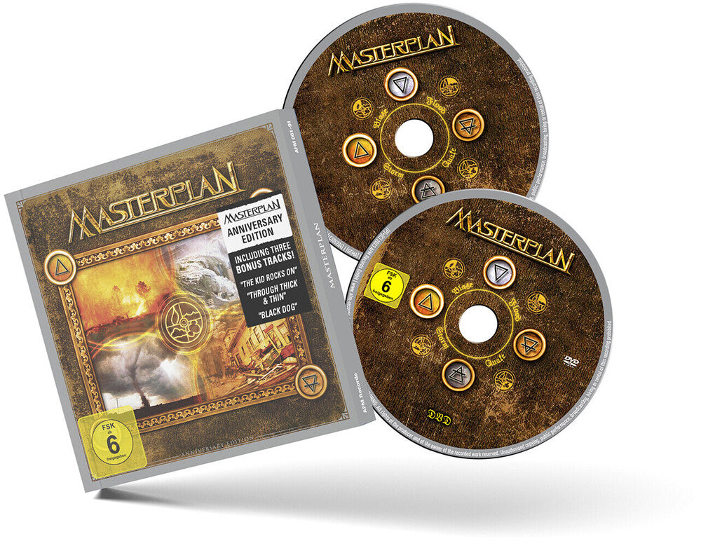 the album cover for Masterplan - Masterplan (W/Dvd) (Aniv) [Digipak]