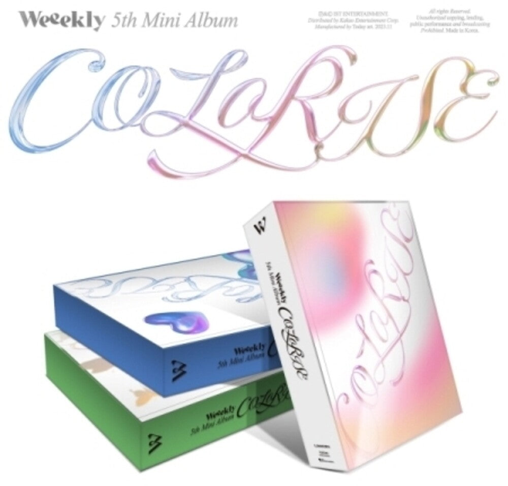 the album cover for Weeekly - Colorise - Random Cover (Phob) (Phot) (Asia)