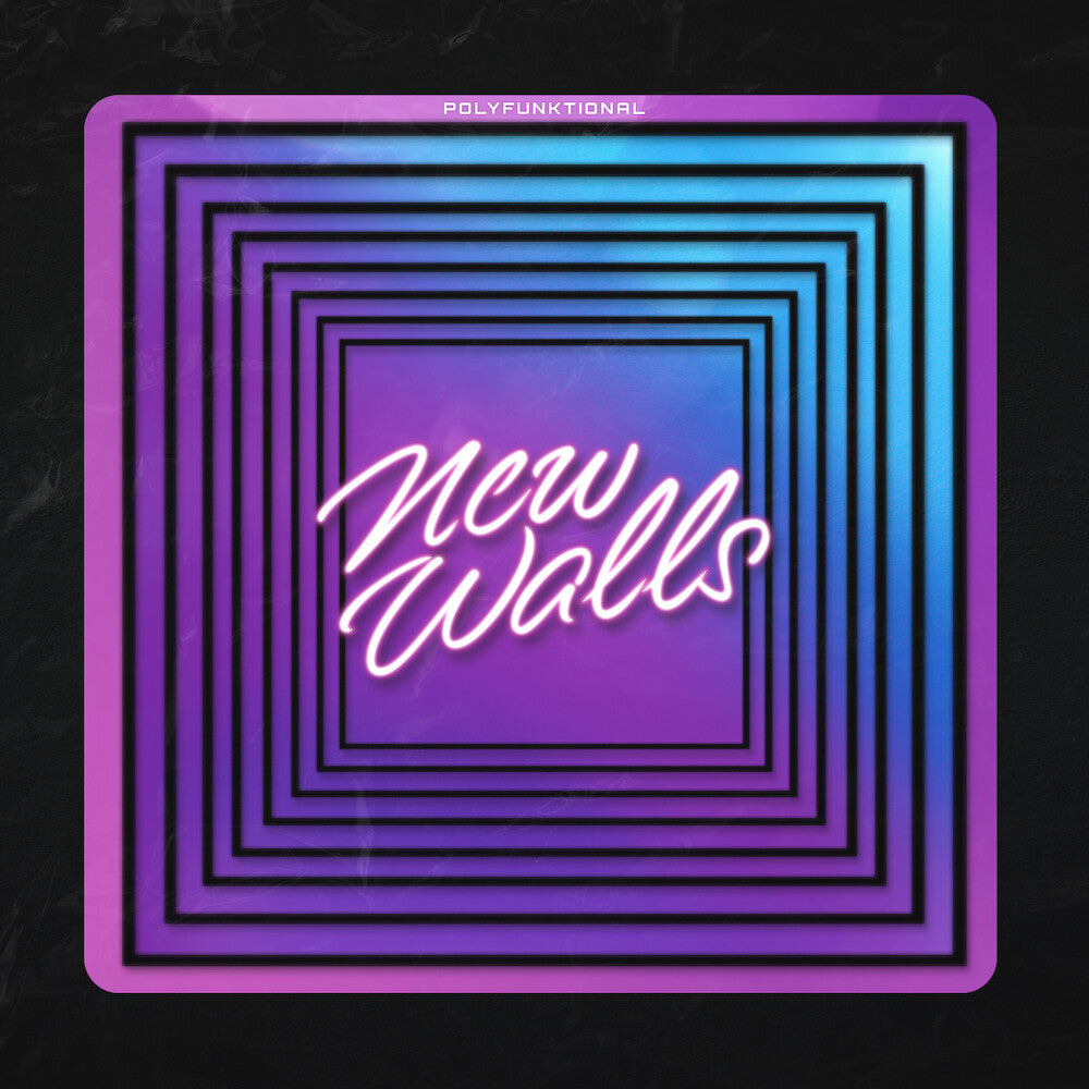 the album cover for Polyfunktional - New Walls - Colored Vinyl