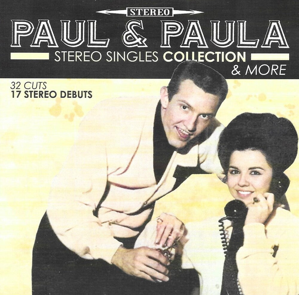 the album cover for Paul & Paula - Hey Paula-Stereo Singles Collection