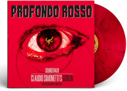 the album cover for Claudio Simonetti  / Goblin (Blk) (Colv) (Red) - Profondo Rosso - O.S.T. (Blk) [Colored Vinyl] (Red) (Ita)