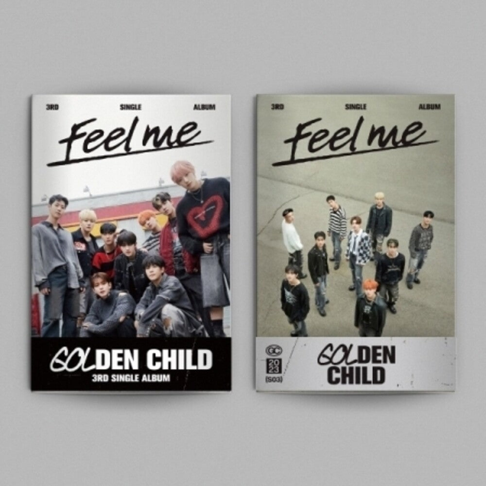 the album cover for Golden Child - Feel Me - Random Cover (Pcrd) (Phob) (Phot) (Asia)