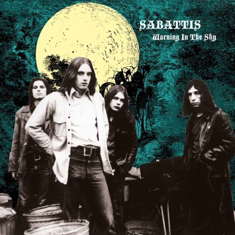 the album cover for Sabattis - Warning In The Sky