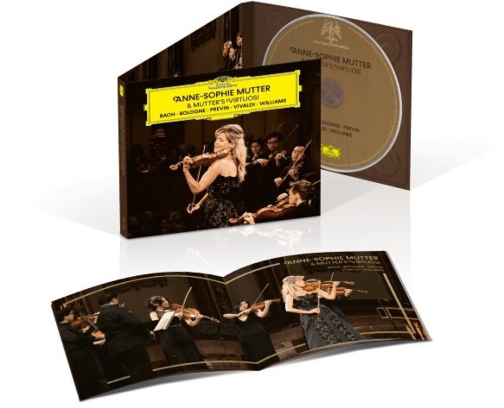 the album cover for Anne Mutter -Sophie / Mutter's Virtuosi - Bach Bologne Previn Vivaldi Williams (Uk)