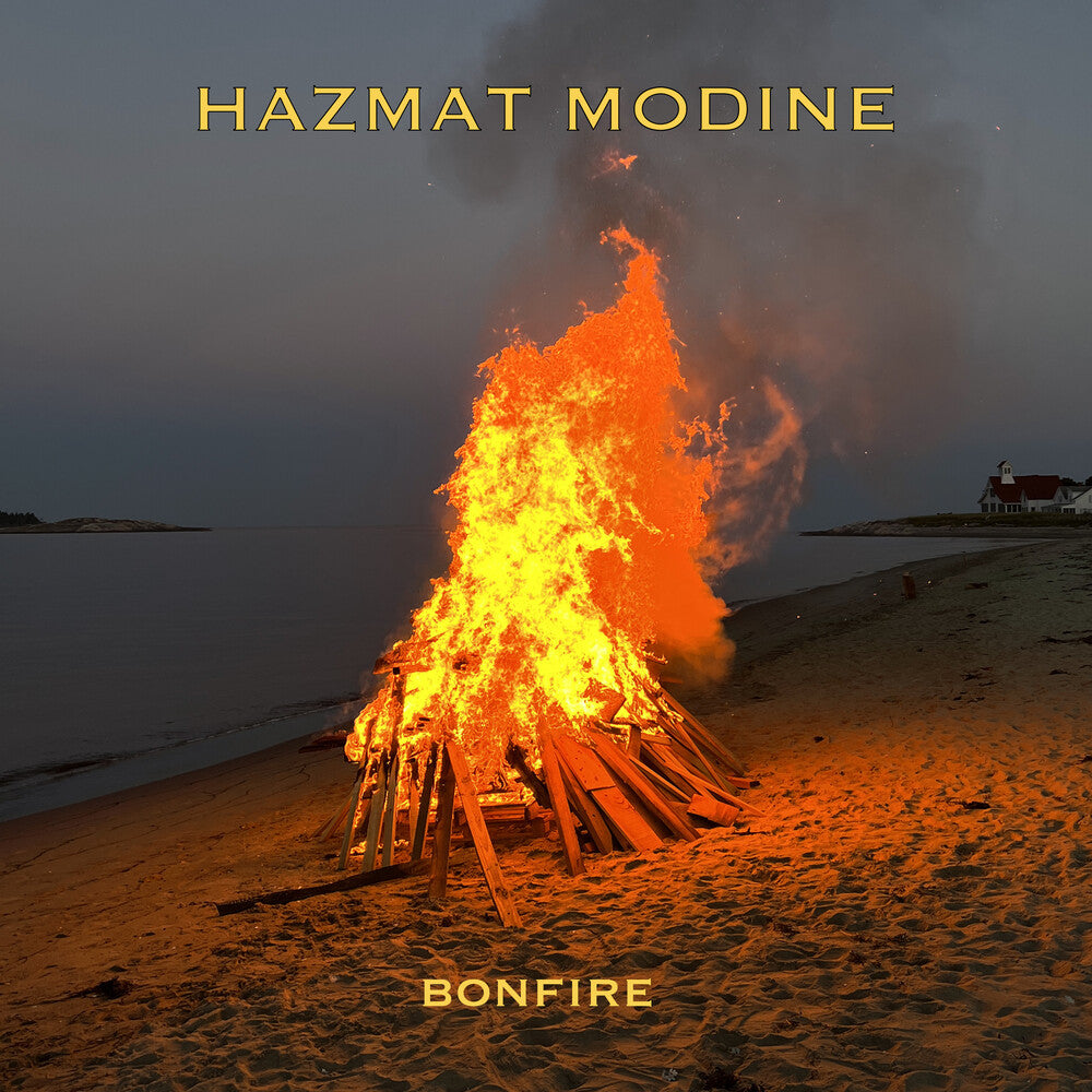 the album cover for Hazmat Modine - Bonfire