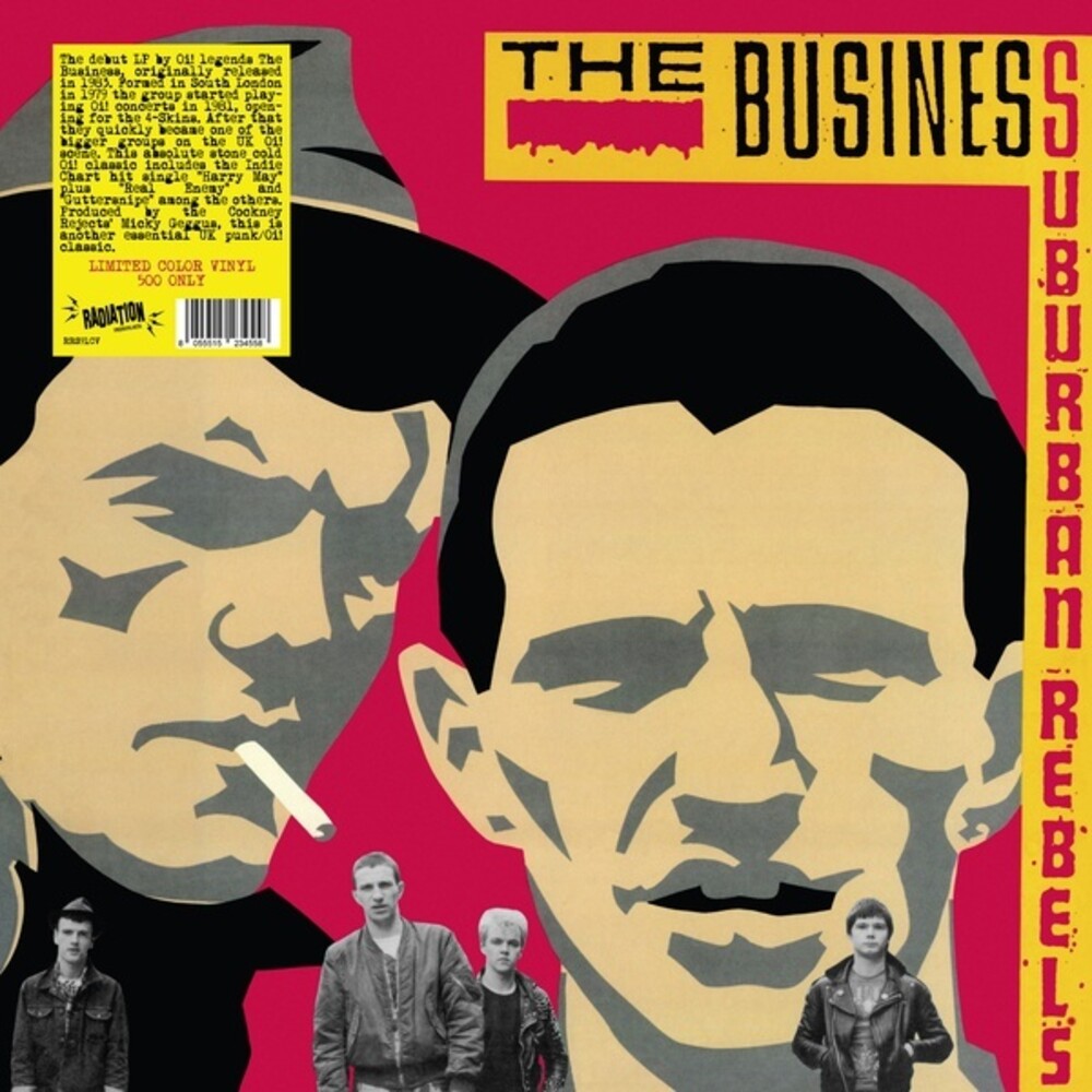 the album cover for Business - Suburban Rebels [Colored Vinyl] (Uk)