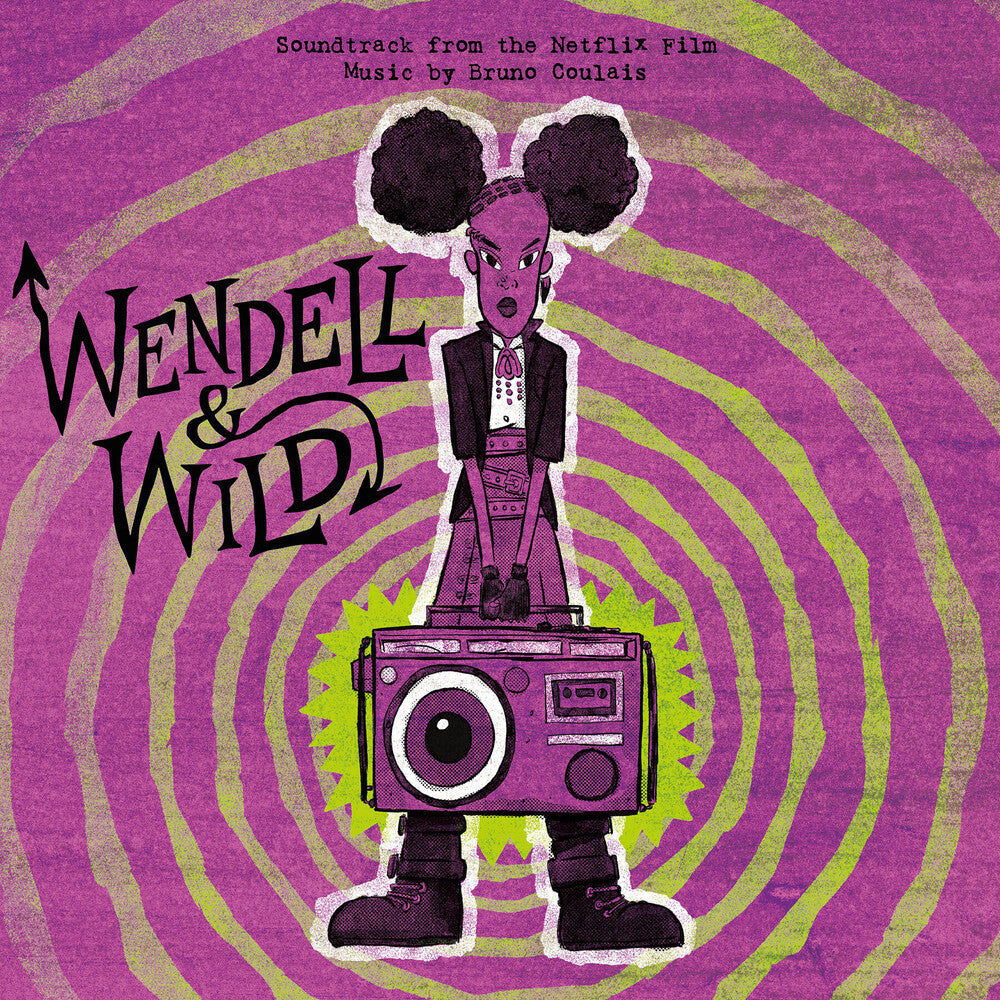 the album cover for Bruno Coulias  (Colv) (Grn) (Ogv) (Purp) - Wendell & Wild - O.S.T. [Colored Vinyl] (Grn) [180 Gram] (Purp)