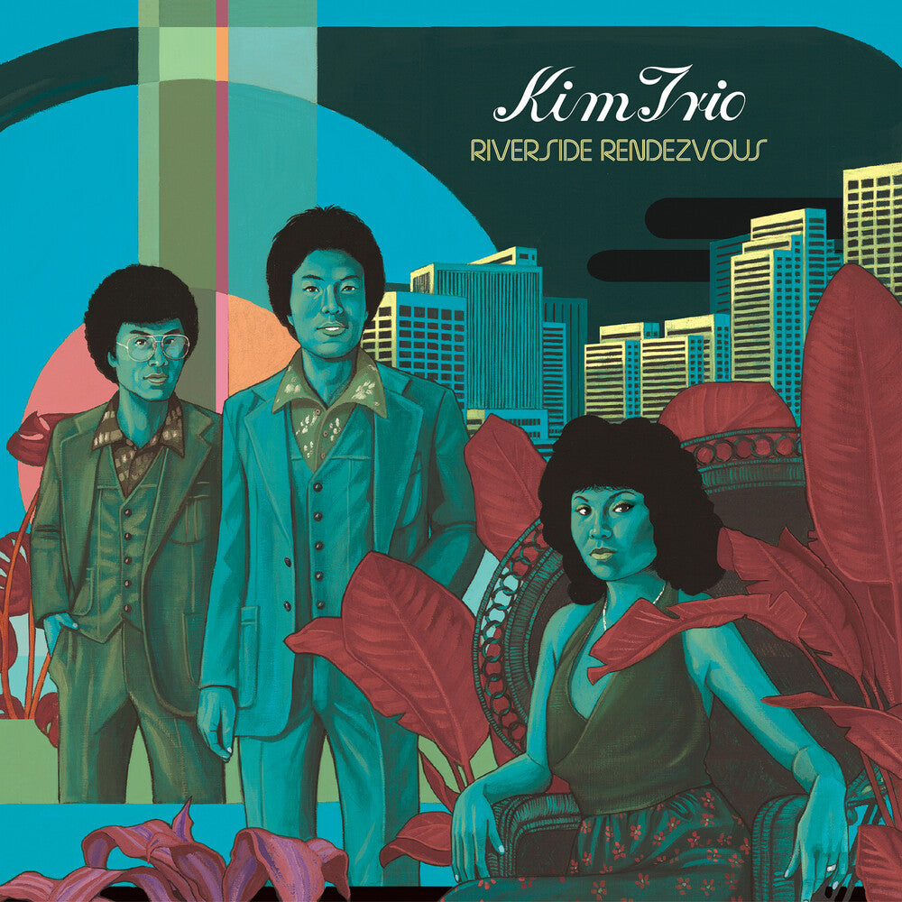 the album cover for Kim Trio - Riverside Rendezvous 12 Hits (Gate)