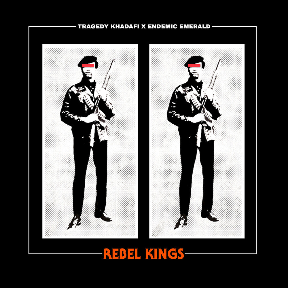 the album cover for Tragedy Khadafi X Endemic Emerald - Rebel Kings