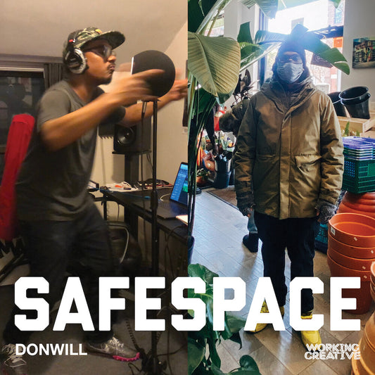 the album cover for Donwill - Safespace