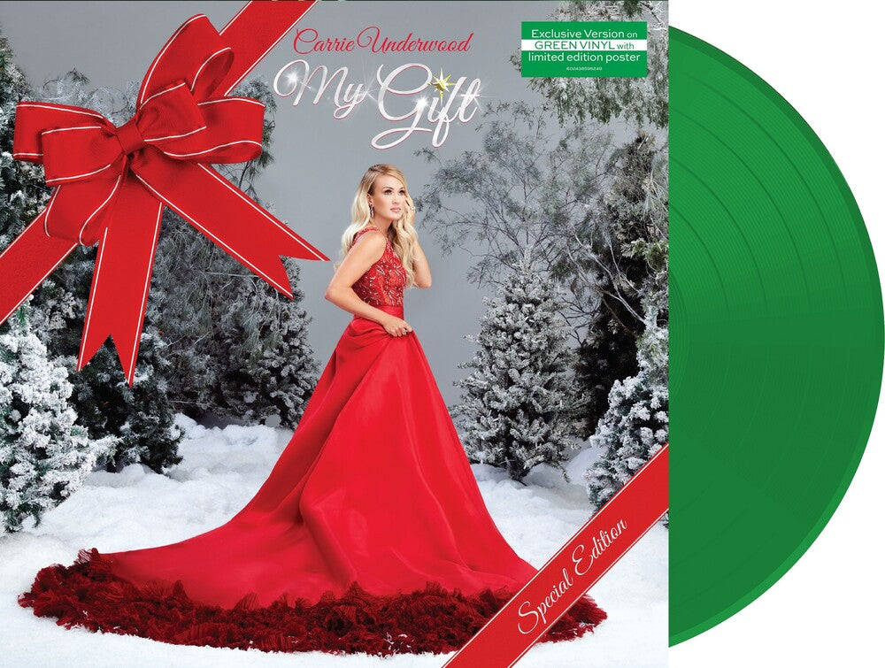 the album cover for Carrie Underwood - My Gift (Special Edition) [Green 2 LP]