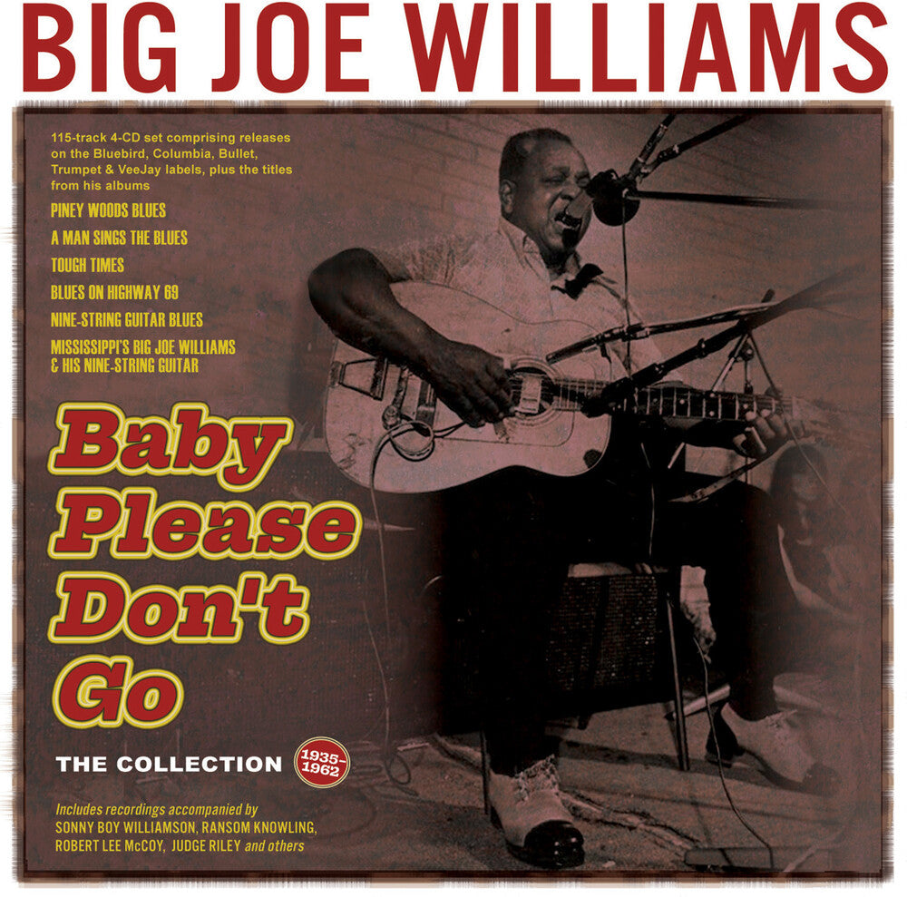 the album cover for Big Williams  Joe - Baby Please Don't Go: The Collection 1935-62