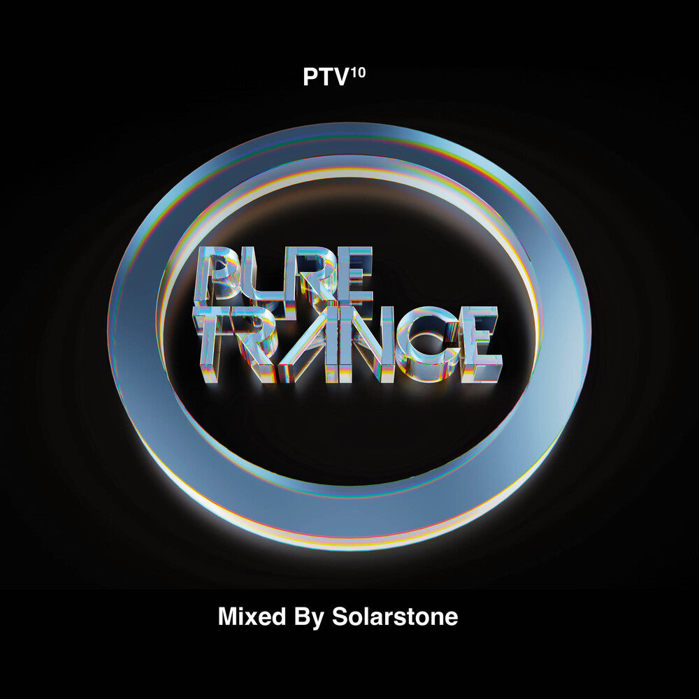 the album cover for Solarstone - Pure Trance 10