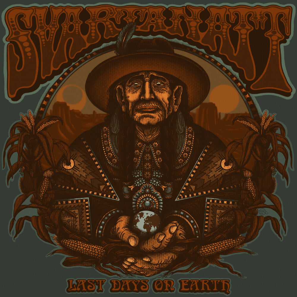 the album cover for Svartanatt - Last Days On Earth